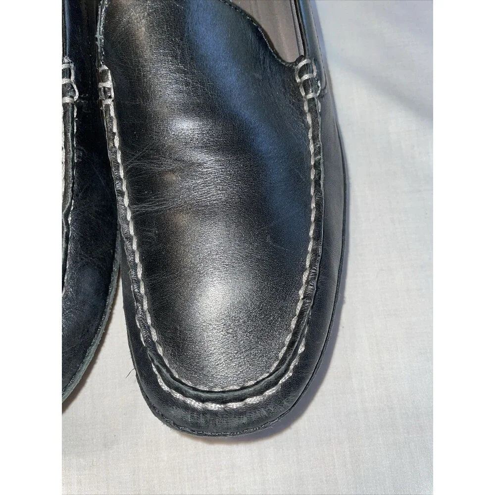 Cole Haan Grand O’s Driving Mocs Men’s Size 7 M Black Leather Motogrand Slip On